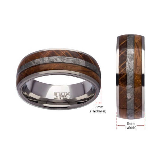 Contemporary Metal Wedding Band