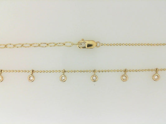 Yellow Gold Diamond Cleopatra Necklace