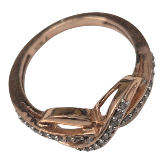Rose Gold Diamond Infinity Ring