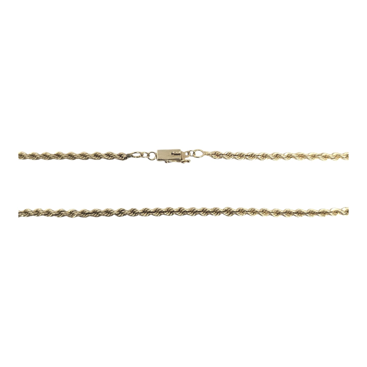 Yellow Gold Rope Necklace