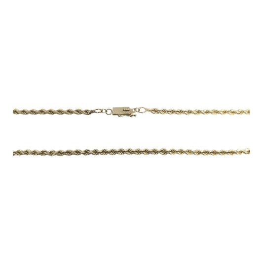 Yellow Gold Rope Necklace
