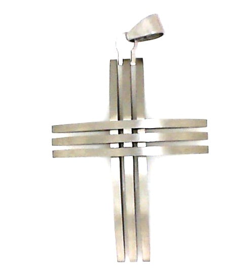 Titanium Brushed/Polished Cross