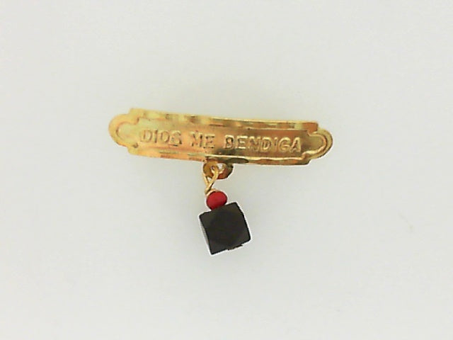 Yellow Gold Dios Me Bendiga Charm