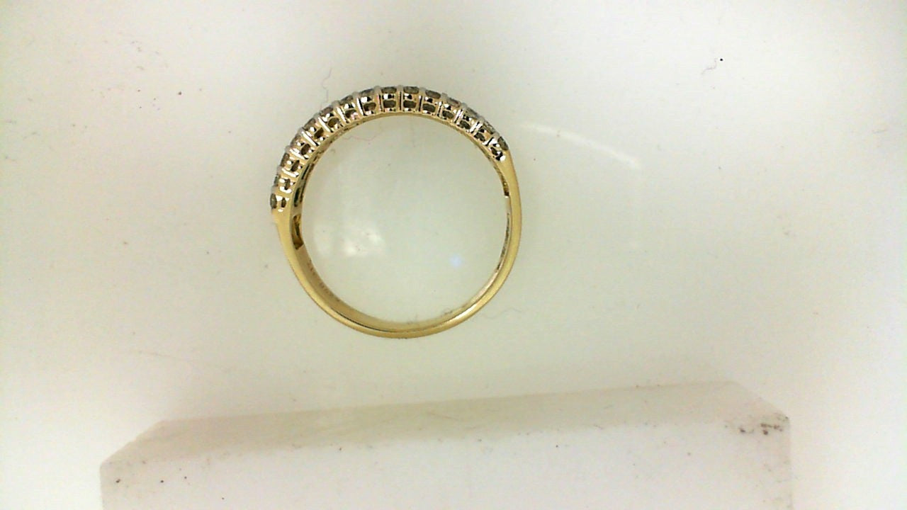 Yellow Gold Baguette Emearld Band