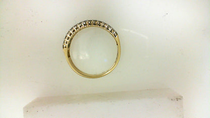 Yellow Gold Baguette Emearld Band