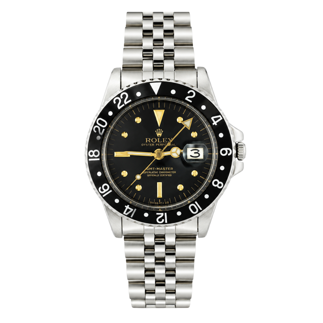 Rolex GMT Master with Gold Markers and Jubilee Bracelet