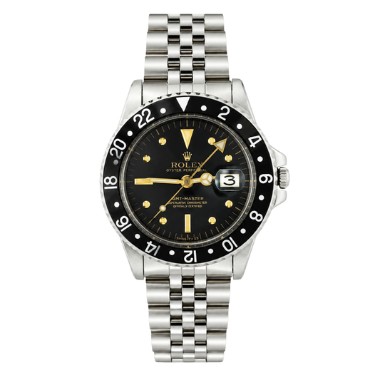 Rolex GMT Master with Gold Markers and Jubilee Bracelet