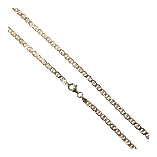 Tricolor Gold Anchor Chain