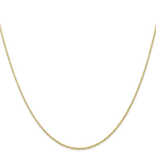 Yellow Gold Carded Cable Rope Necklace
