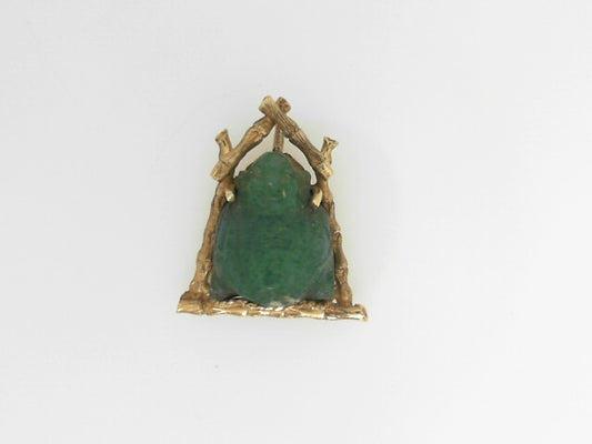 Yellow Gold Small Buddha Pendant