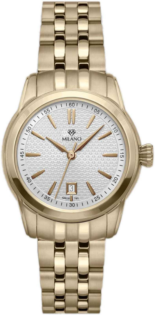 Yellow Stainless Steel Milano Dress Watch