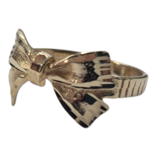 Yellow Gold Bow Ring