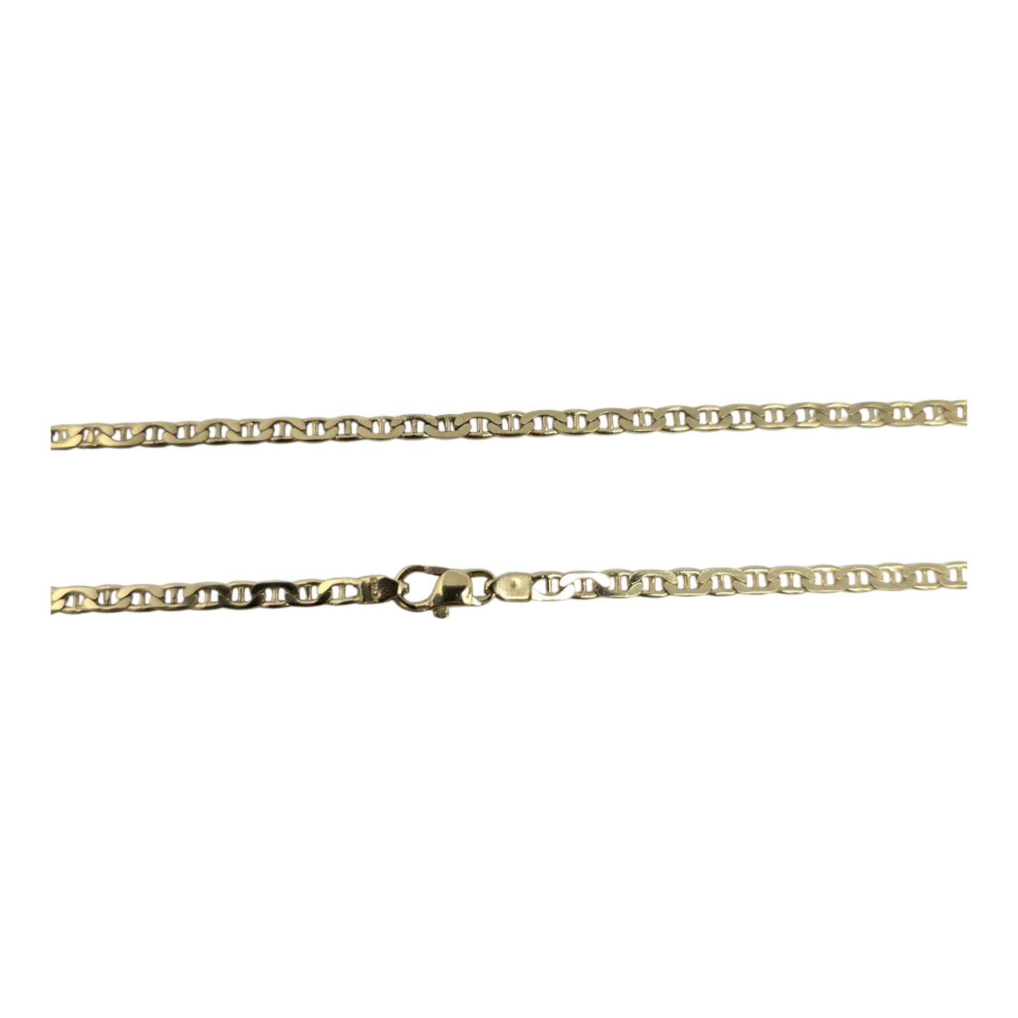 Yellow Gold Anchor Necklace