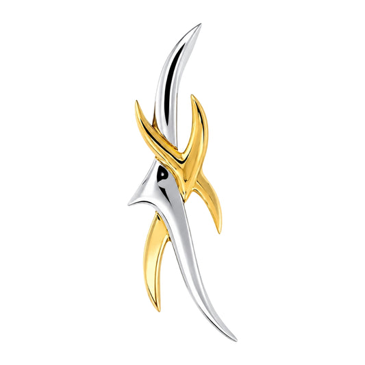 18 Karat Two Tone Holy Spirit Charm