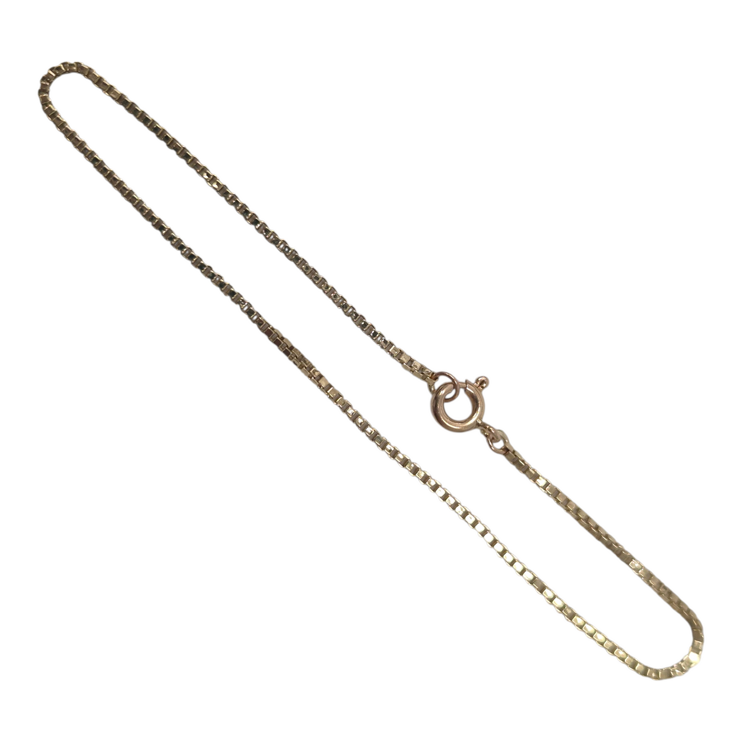 Yellow Gold Box Bracelet