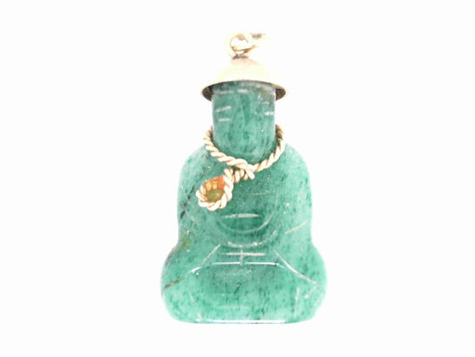 Yellow Gold Large Buddha Pendant