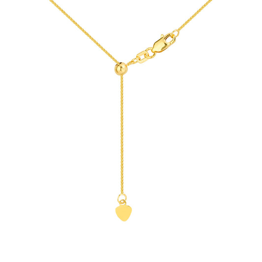 22In Yellow Gold Wheat Necklace