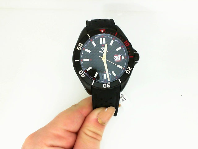 Black Stainles Steel Milano Dive Watch