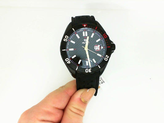 Black Stainles Steel Milano Dive Watch