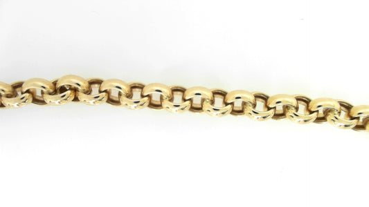 Vintage Yellow Gold Rolo Bracelet